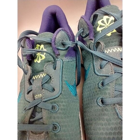 Nike Flex Experience Run 11 Running Shoes Mens 11.5 Black Purple Teal DD9284-301 - Picture 15 of 15